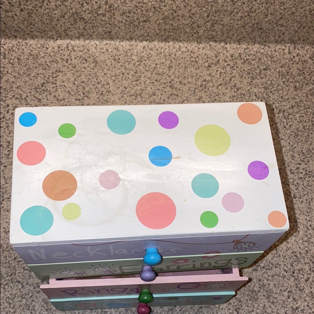 Colorful Jewelry Organizer with Drawers - Picture 5 of 9